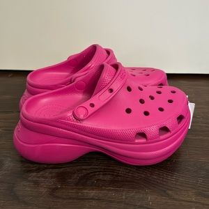 Pink Crocs